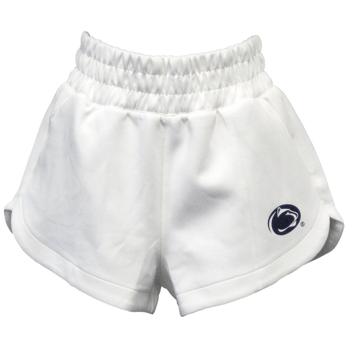 women's navy Hype and Vice shorts with Penn State Athletic Logo